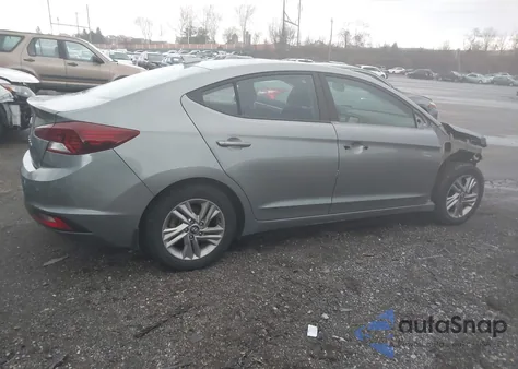 2019 Hyundai Elantra Sel из США, поврежденный, VIN KMHD84LFXKU779593